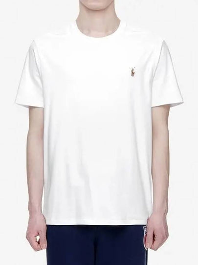 Custom Slim Soft Cotton Tee White - POLO RALPH LAUREN - BALAAN 2