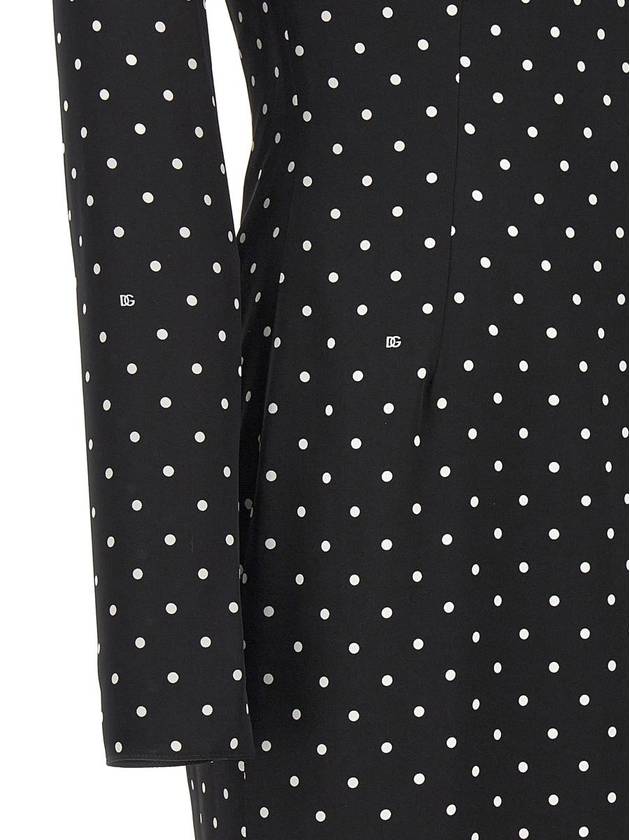 Polka dot midi dress F6GAVTFSA63 - DOLCE&GABBANA - BALAAN 5