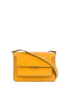 Women's Mini Trunk Soft Shoulder Bag Orange - MARNI - BALAAN 2