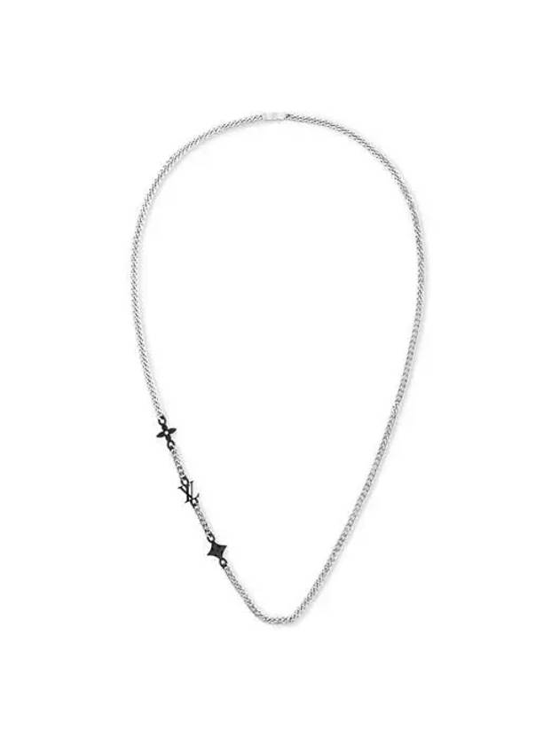 Monogram Row Necklace Silver - LOUIS VUITTON - BALAAN 2