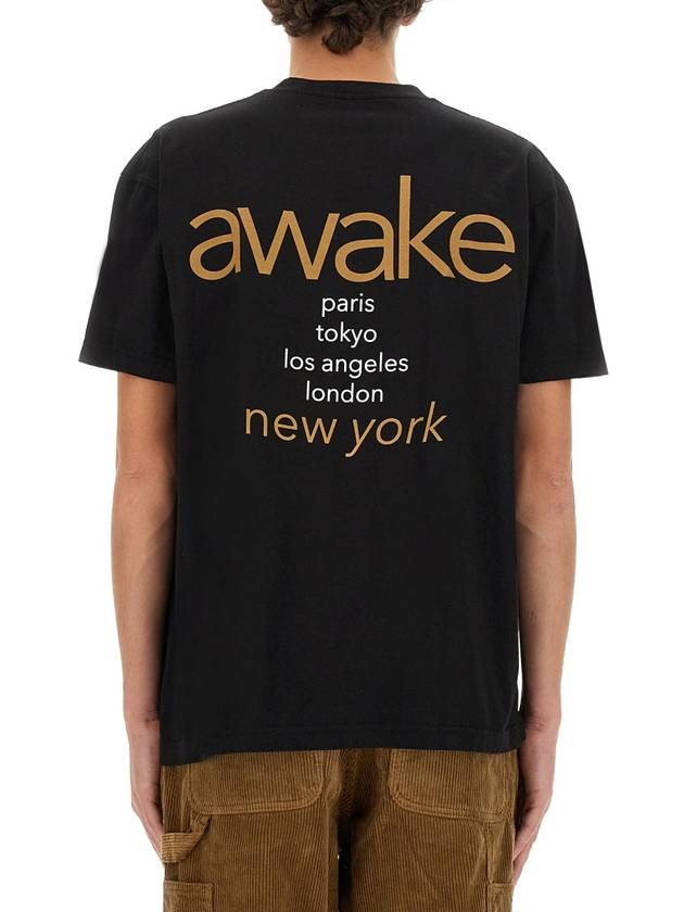 T-SHIRT WITH LOGO - AWAKE NY - BALAAN 3