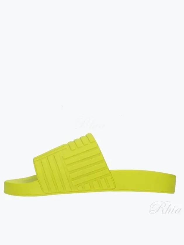 Intrecciato Rubber Slippers Kiwi - BOTTEGA VENETA - BALAAN 2