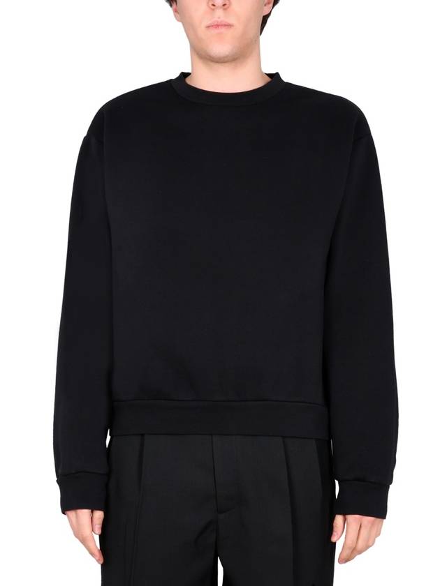 Crew Neck Sweatshirt Black - ACNE STUDIOS - BALAAN 2