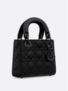 Lady Ultra Matte Cannage Calfskin Mini Bag Black - DIOR - BALAAN 4