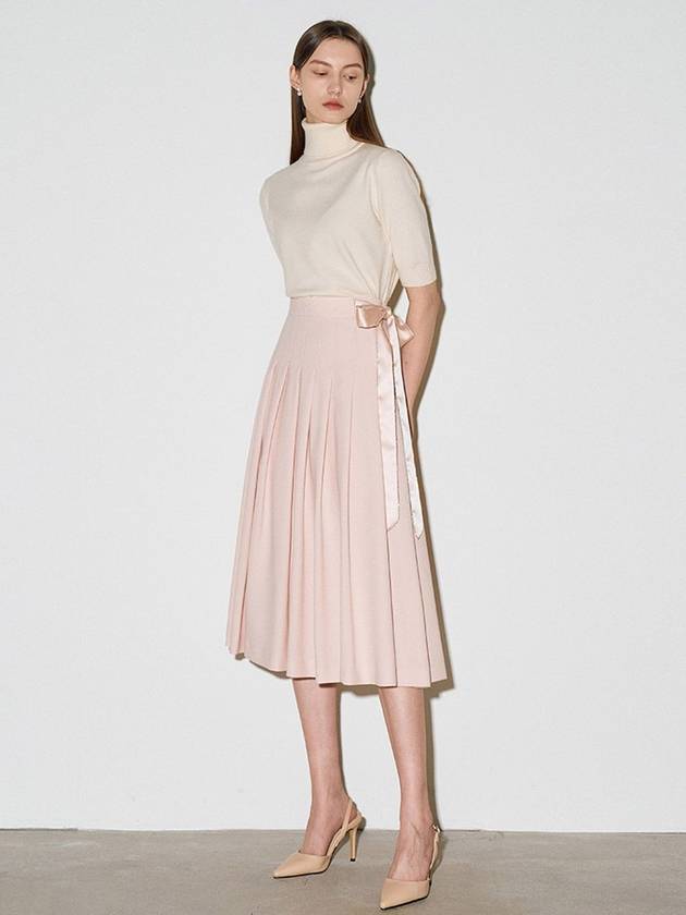 Women's Rosaline ROSALINE Pleated Skirt Pink - AME - BALAAN 2