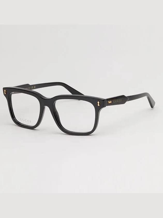 Eyewear Square Acetate Eyeglasses Black - GUCCI - BALAAN 5