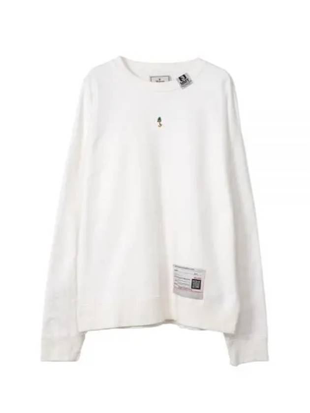 Embroidery Duck Sweatshirt White - MIHARA YASUHIRO - BALAAN 2