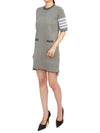 4 bar striped knit mini dress FKD166AY3005 - THOM BROWNE - BALAAN 5