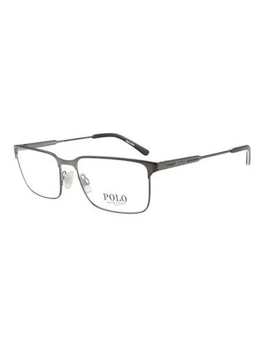 Eyewear Square Metal Eyeglasses Matte Dark Gunmetal - POLO RALPH LAUREN - BALAAN 1