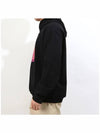 Adonis Stamp Logo Cotton Hoodie Black - MAISON MARGIELA - BALAAN 4