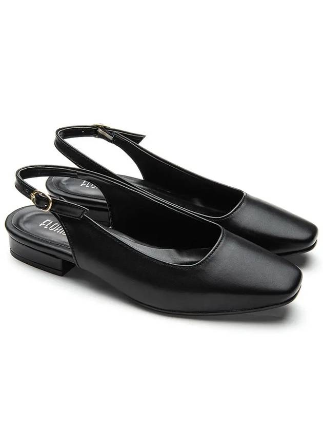 FL2212 Anise Square 2cm Slingback Midnight Black - FLORIDA STUDIO - BALAAN 4