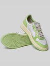 Women's Medalist Bi-Color Low-Top Sneakers Green - AUTRY - BALAAN 3