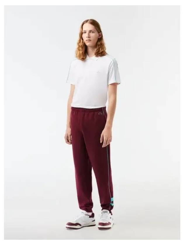 Men s active color combination detail double face track pants H1431 53N RIS domestic product GQ2N23080739584 - LACOSTE - BALAAN 1