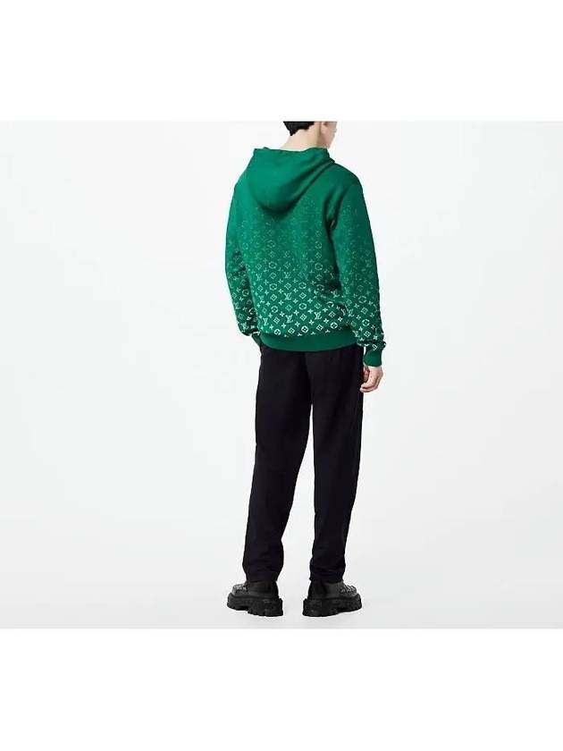 Monogram Gradient Cotton Hoodie Green - LOUIS VUITTON - BALAAN 6