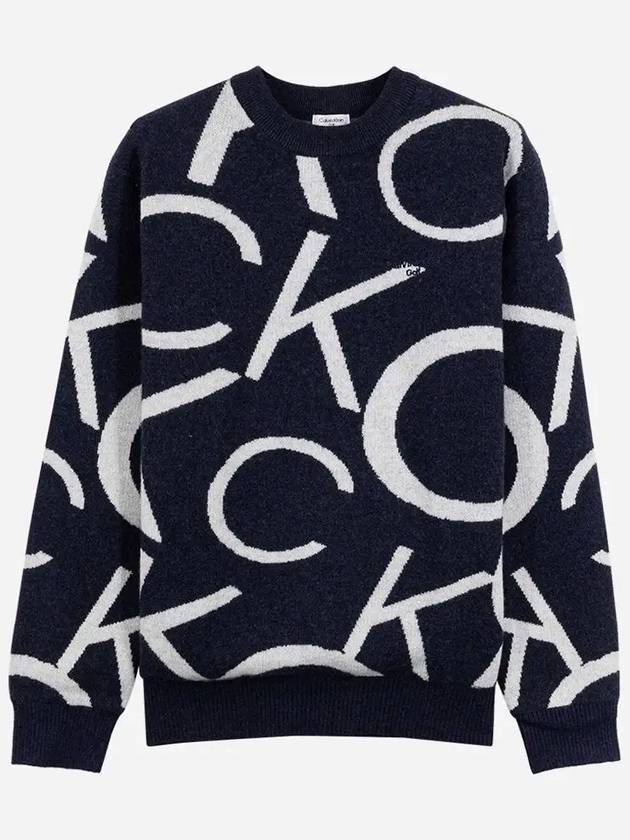 Women s CK Big Logo Wool Knit Sweater CA2SW240311 - CALVIN KLEIN GOLF - BALAAN 6