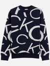 Men s CK Big Logo Wool Knit Sweater CA1SW230511 - CALVIN KLEIN GOLF - BALAAN 6