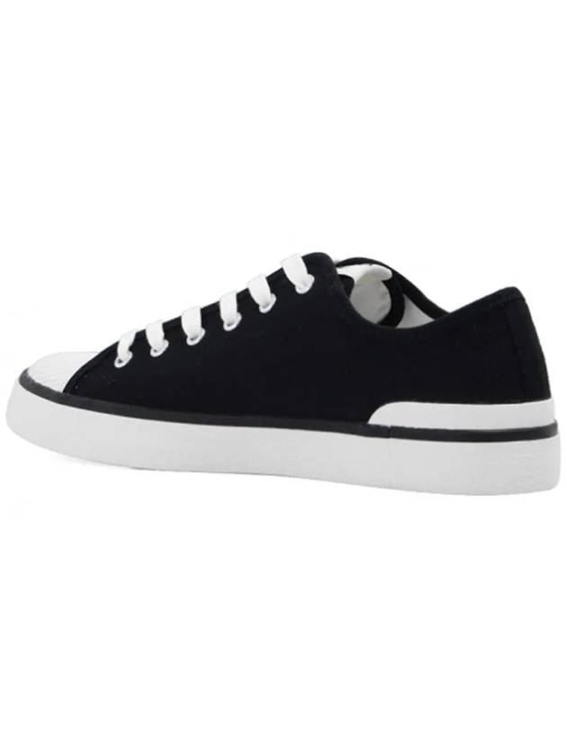 Binkoo Logo Canvas Low Top Sneakers Black - ISABEL MARANT - BALAAN 4