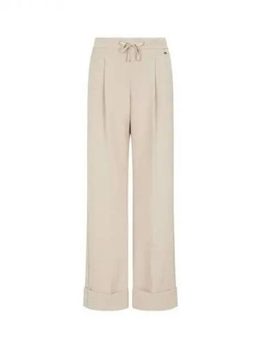 Women s string back banding roll up pants beige 271040 - HERNO - BALAAN 1