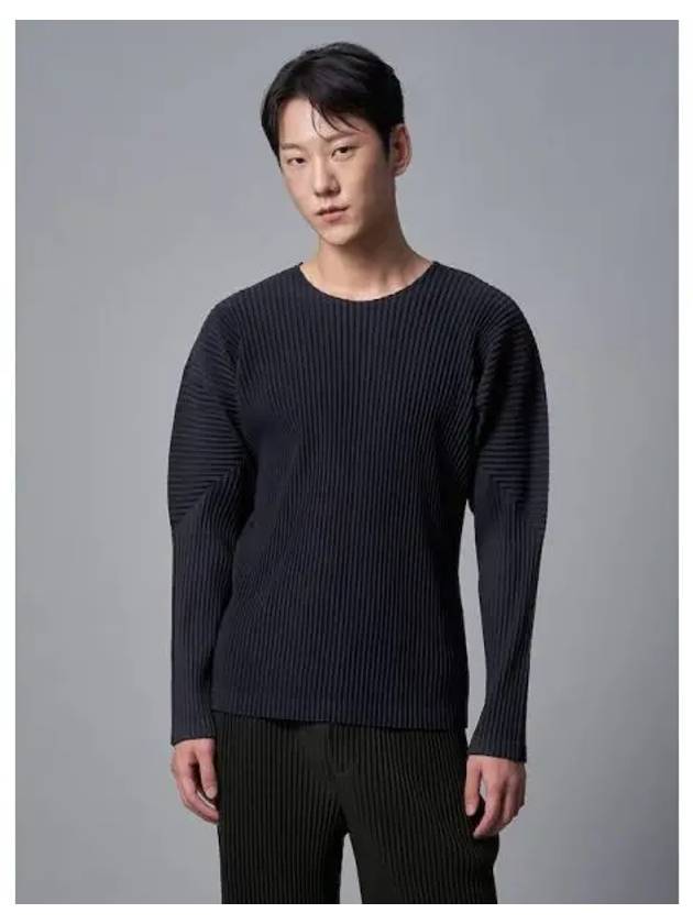 Basic long sleeve t shirt navy contemporary domestic product GM0024070244624 - ISSEY MIYAKE - BALAAN 1