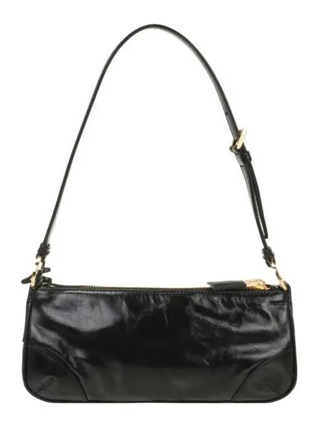 Re-Edition 2002 Small Leather Shoulder Bag Black - PRADA - BALAAN 4