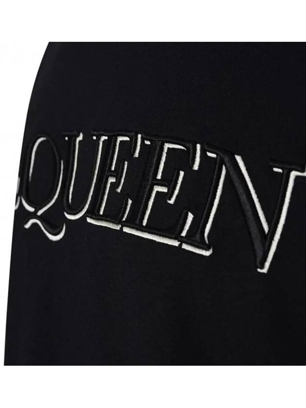 Logo Cotton Short Sleeve T-Shirt Black - ALEXANDER MCQUEEN - BALAAN 6