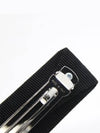 Vara Bow Black Hair Clip Silver - SALVATORE FERRAGAMO - BALAAN 7