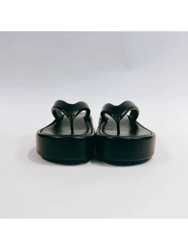 Women's Rise Thong Flip Flops Black - BALENCIAGA - BALAAN 3