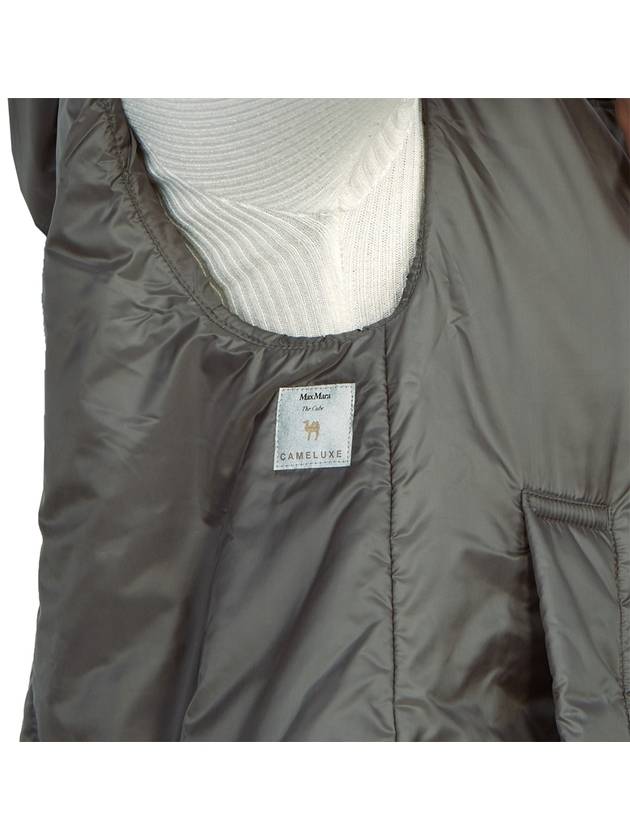 Greengo Zipper Padded Vest Grey - MAX MARA - BALAAN 11