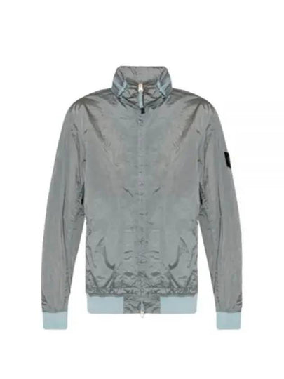 Men's Logo Patch Nylon Metal Zip-up Jacket Sky Blue - STONE ISLAND - BALAAN 2