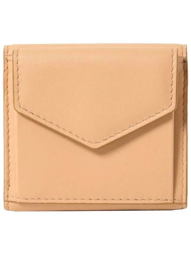 Stitch Unvalve Mini Half Wallet Beige - MAISON MARGIELA - BALAAN 4