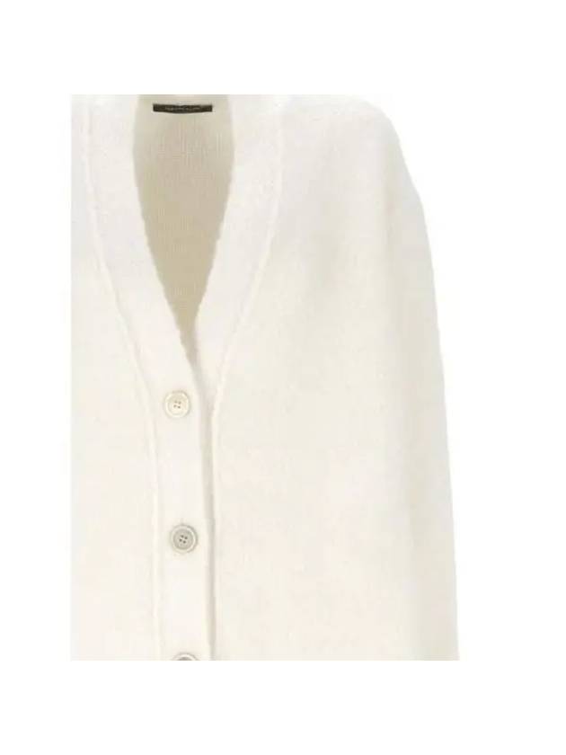 Cashmere Blend Long Cardigan White - FABIANA FILIPPI - BALAAN 4