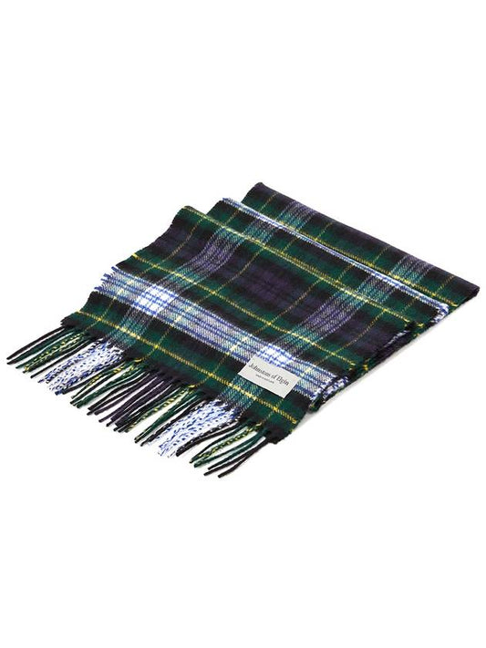 Modern Tartan KU0312 DRESS GORDON Cashmere Muffler Scarf - JOHNSTONS OF ELGIN - BALAAN 2