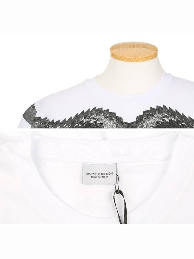 1034 0100 POKIGRON white tshirt - MARCELO BURLON - BALAAN 4