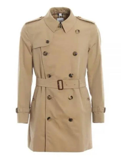 Cotton Gabardine Trench Coat Beige - BURBERRY - BALAAN 2