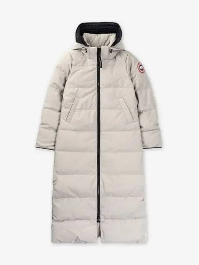 Mystique Satin Long Parka White - CANADA GOOSE - BALAAN 2