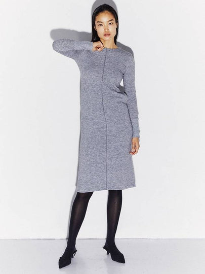 Front Back Knit Dress Grey - KIMDOH - BALAAN 2