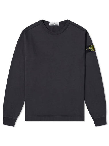 Wappen Patch Crewneck Sweatshirt Navy - STONE ISLAND - BALAAN 1