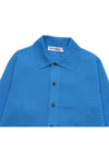 Evening Polo Knit Cardigan Blue - OUR LEGACY - BALAAN 4