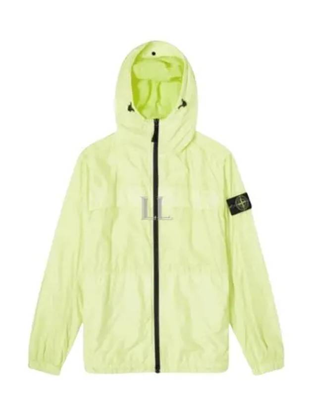 Crinkle Reps Hooded Jacket Lemon - STONE ISLAND - BALAAN 2