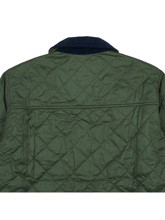 Kenning Quilting  Logo Patch Jacket Green - BARBOUR - BALAAN 10