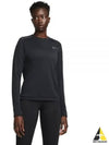 Women's Dri Fit Pacer Crew Long Sleeve T-Shirt Black - NIKE - BALAAN 2