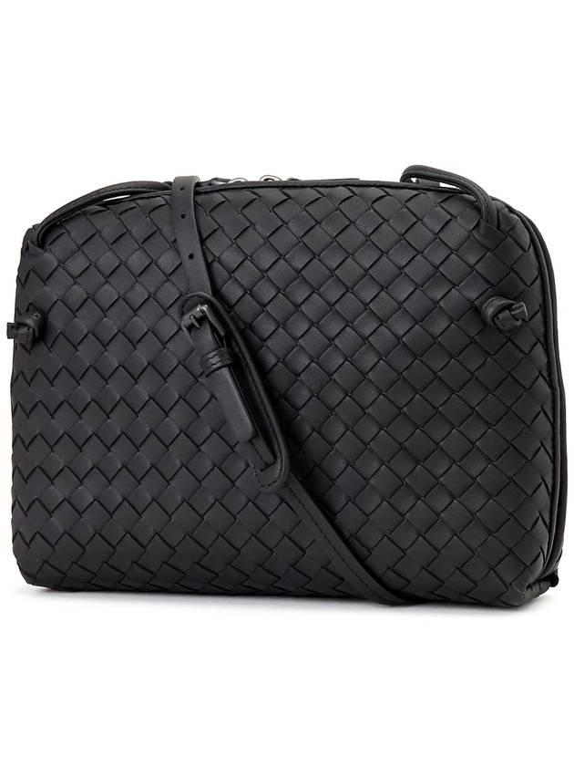 Nodini Intrecciato Cross Bag Black - BOTTEGA VENETA - BALAAN 4