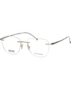 Hugo Boss titanium glasses frame BOSS1266C J5G ultra light rimless - HUGO BOSS - BALAAN 7