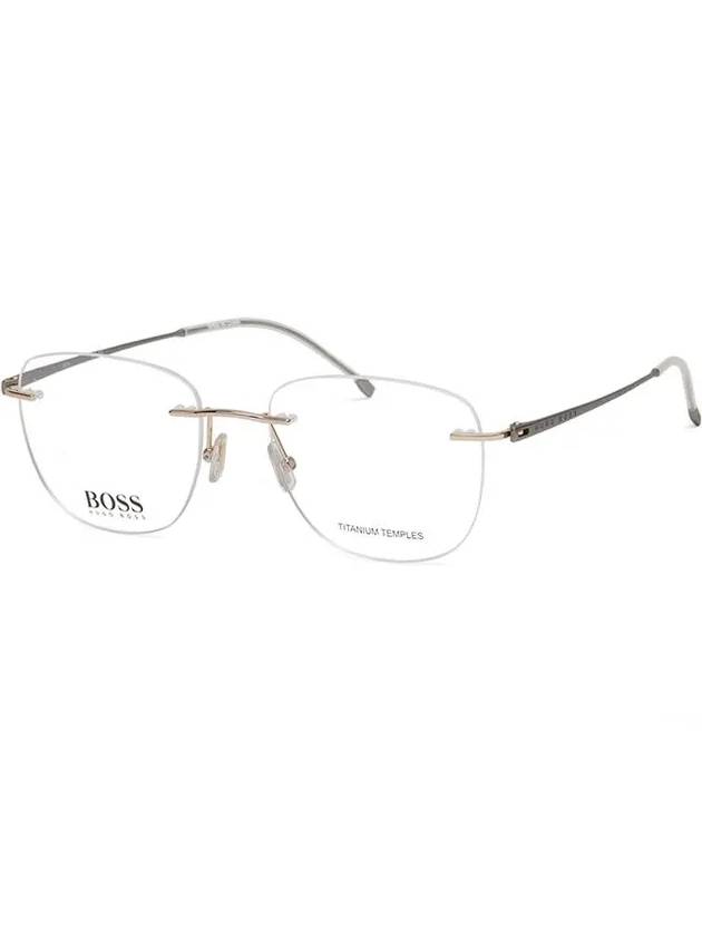 Hugo Boss titanium glasses frame BOSS1266C J5G ultra light rimless - HUGO BOSS - BALAAN 7