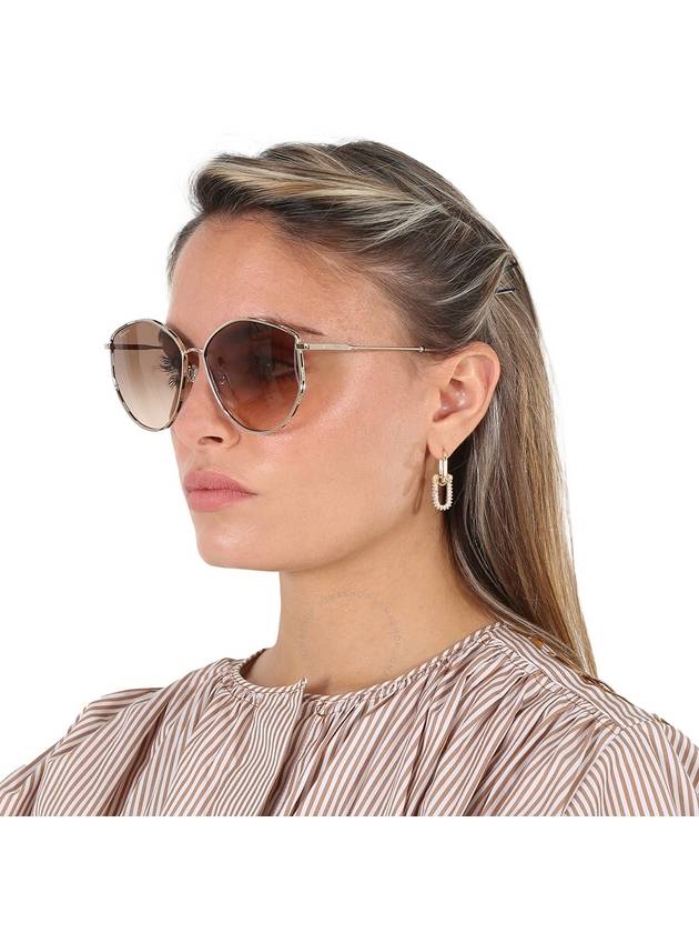 Salvatore Ferragamo Brown Gradient Irregular Ladies Sunglasses SF264S 796 60 - SALVATORE FERRAGAMO - BALAAN 2