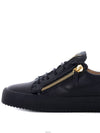 Frankie Crocodile Effect Low-Top Sneakers Black - GIUSEPPE ZANOTTI - BALAAN 5