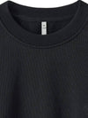 Signature Basic Sweatshirt Black - NOIRER - BALAAN 5