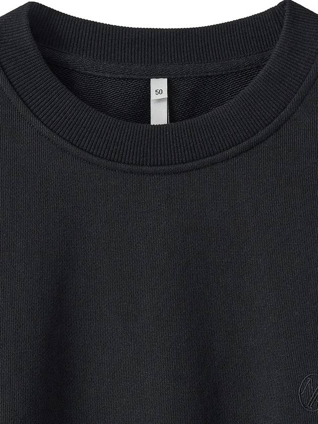 Signature Basic Sweatshirt Black - NOIRER - BALAAN 5