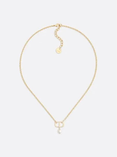 Petit CD Pearl Necklace Gold - DIOR - BALAAN 2