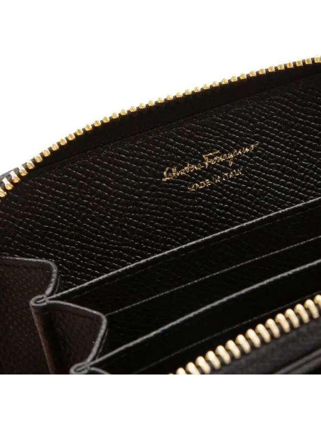 Ferragamo Vara zipper card wallet black 725290 - SALVATORE FERRAGAMO - BALAAN 6